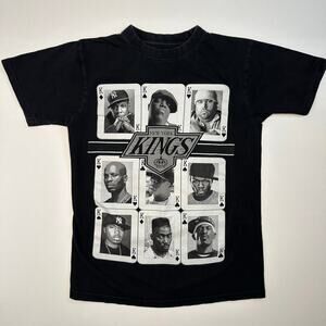 New York Kings Hip Hop Rap Artists Tee in Black